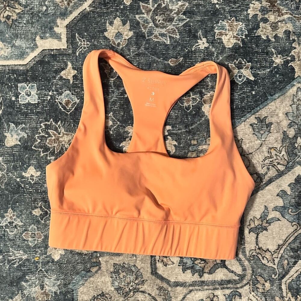 Z Supply Active Sports Bra Peach